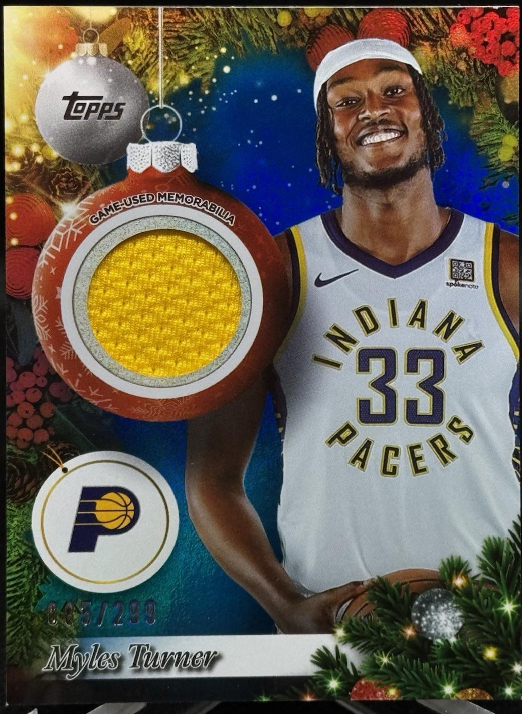 Myles Turner [Blue Metallic Glitter] #PR-MT