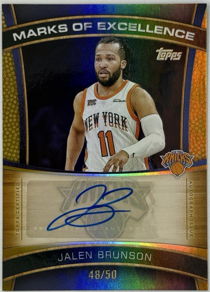 Jalen Brunson [Gold Rainbow] #ME-JB