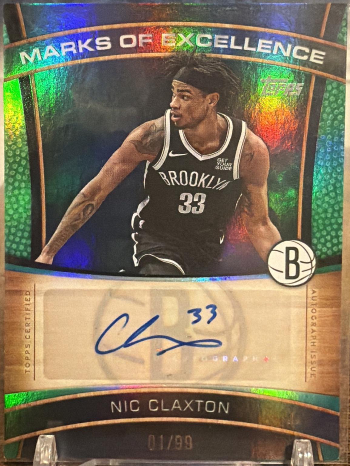 Nic Claxton [Green Rainbow] #ME-NC