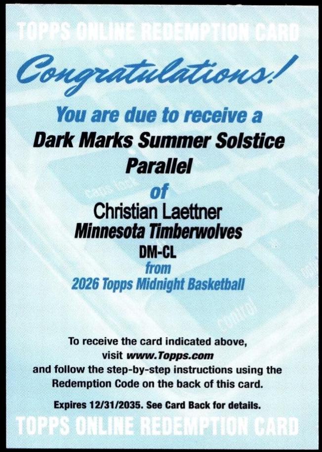 Christian Laettner [Summer Solstice] #DM-CL