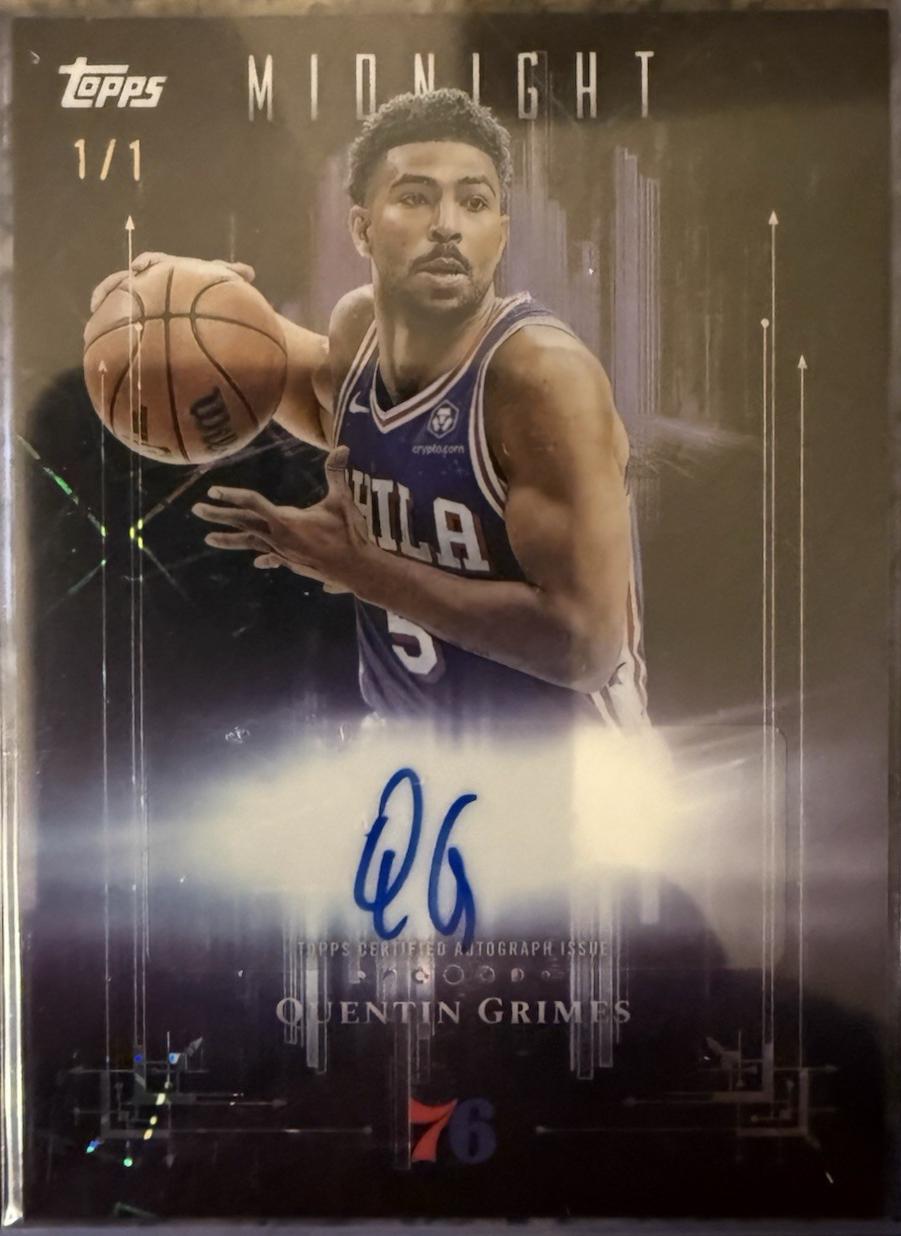 Quentin Grimes [Black Light] #DM-QG