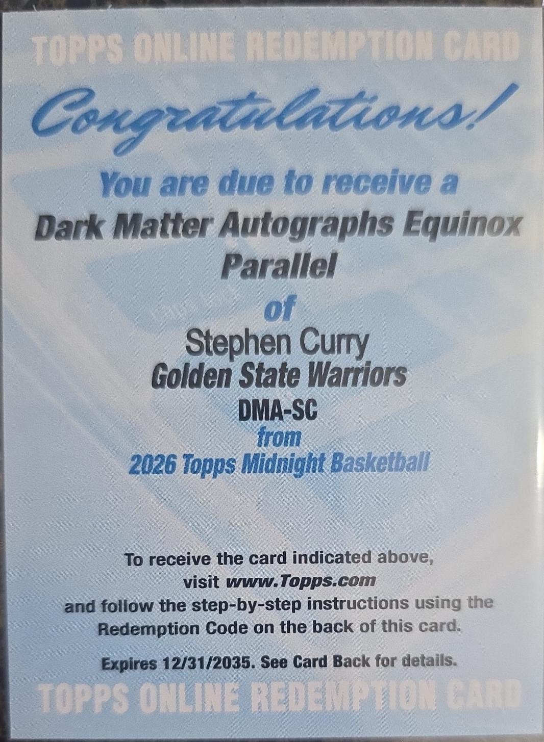 Stephen Curry [Equinox] #DMA-SC