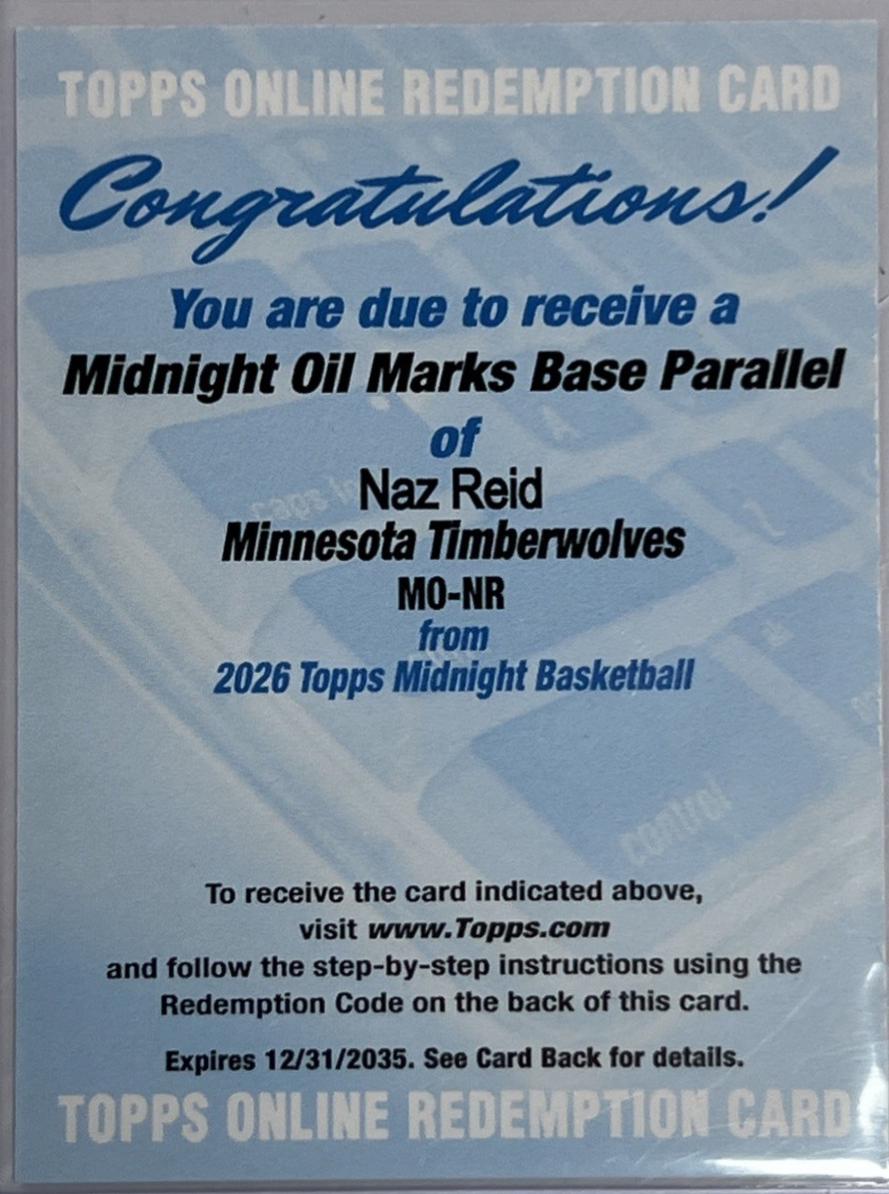 Naz Reid [Midnight] #MO-NR
