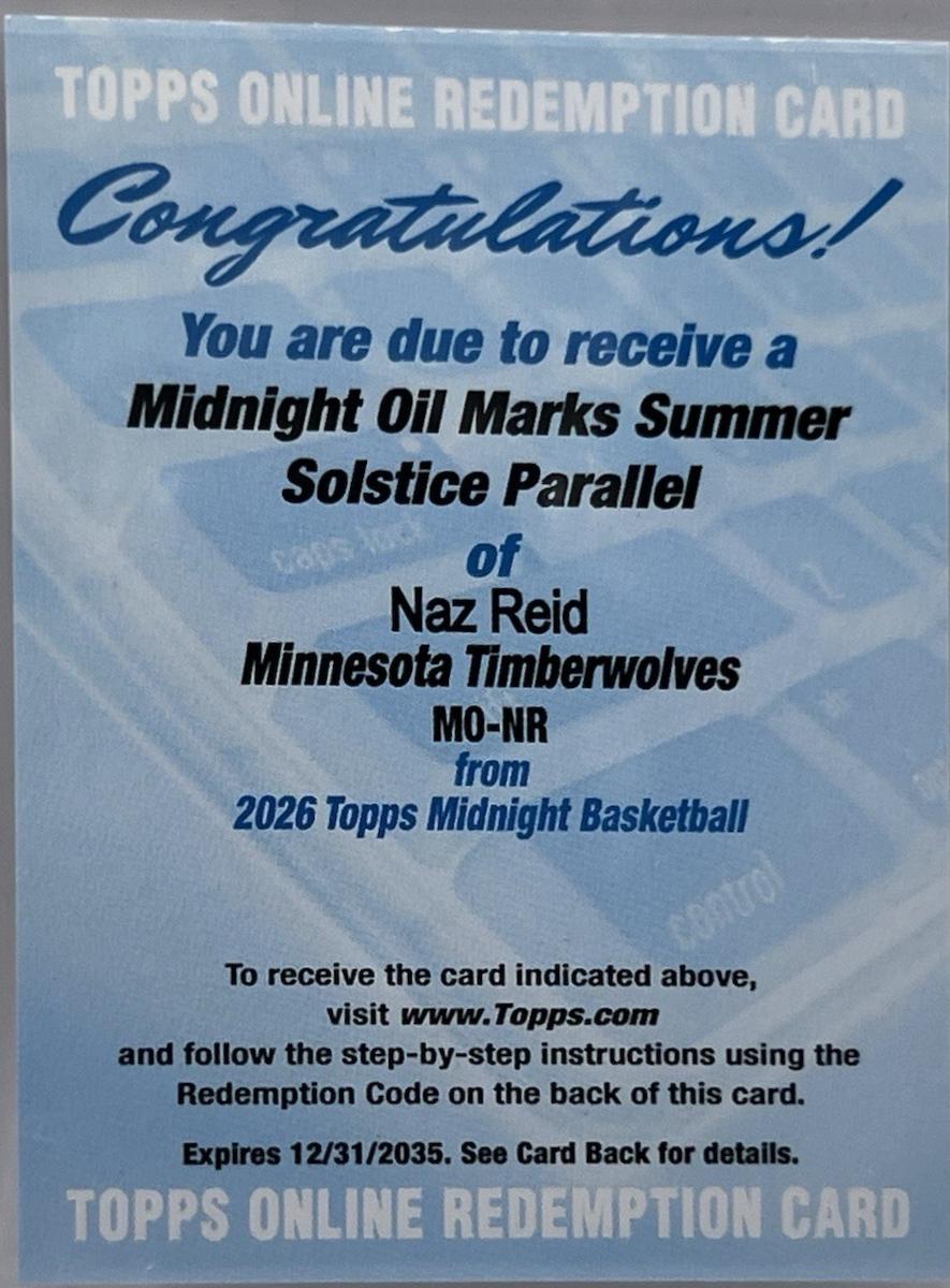 Naz Reid [Summer Solstice] #MO-NR