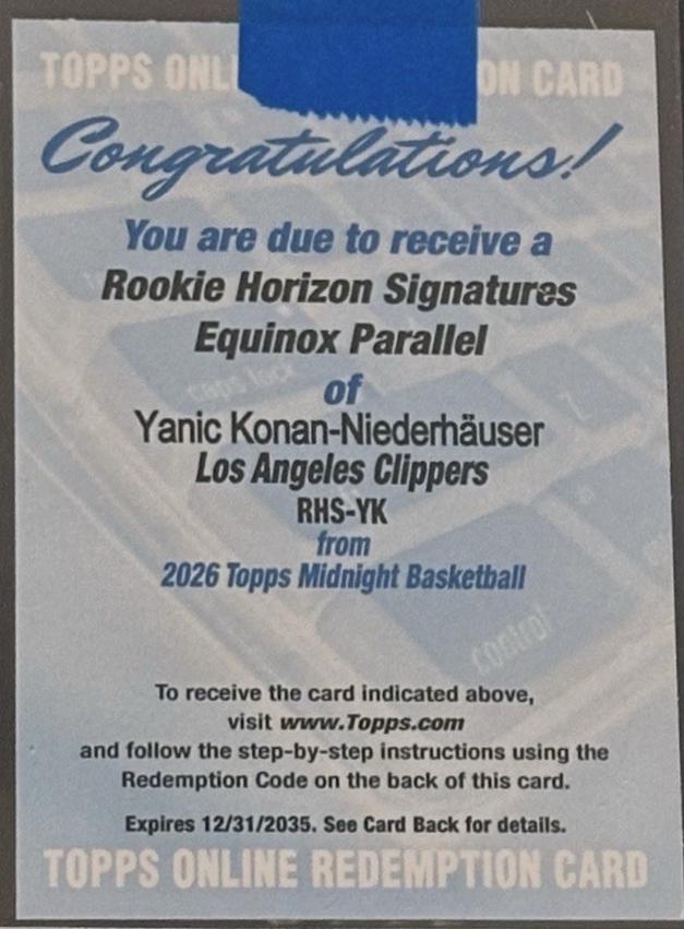 Yanic Konan-Niederhauser [Equinox] #RHS-YK