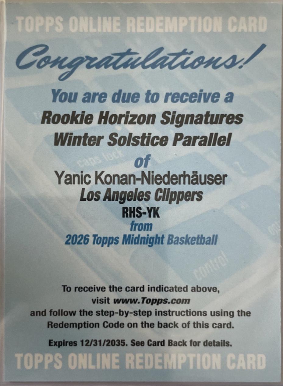 Yanic Konan-Niederhauser [Winter Solstice] #RHS-YK