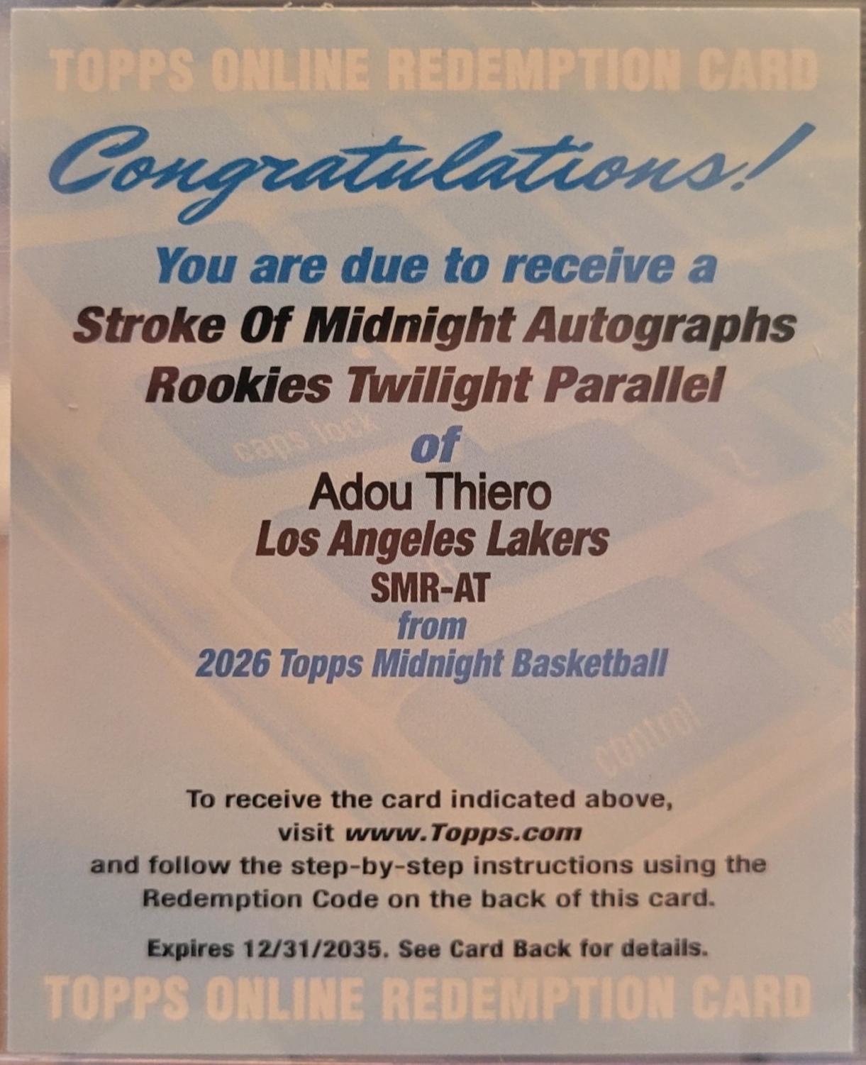 Adou Thiero [Twilight] #SMR-AT