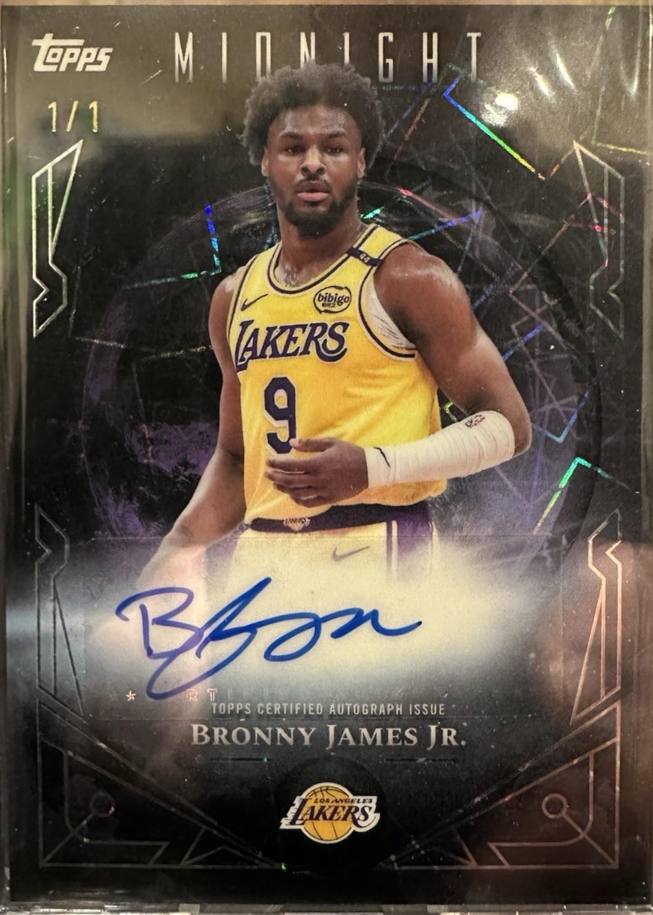 Bronny James [Black Light] #MS-BJ