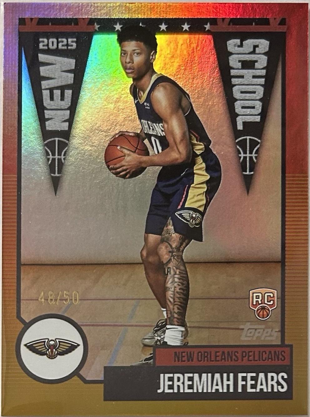 Jeremiah Fears [Gold Rainbow] #NS-7