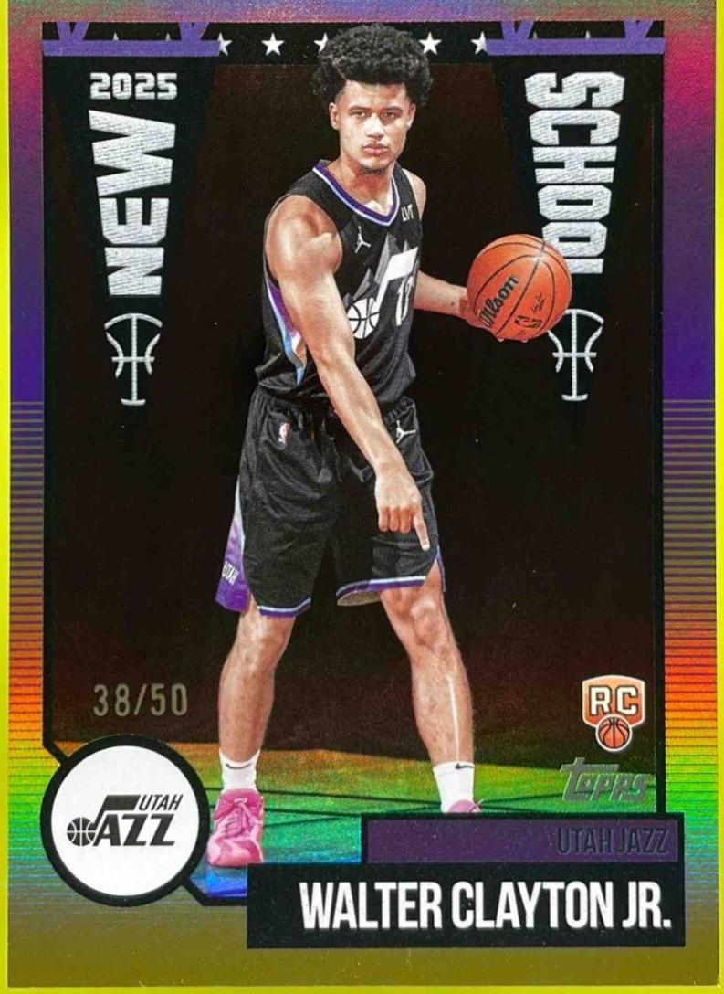 Walter Clayton Jr. [Gold Rainbow] #NS-18