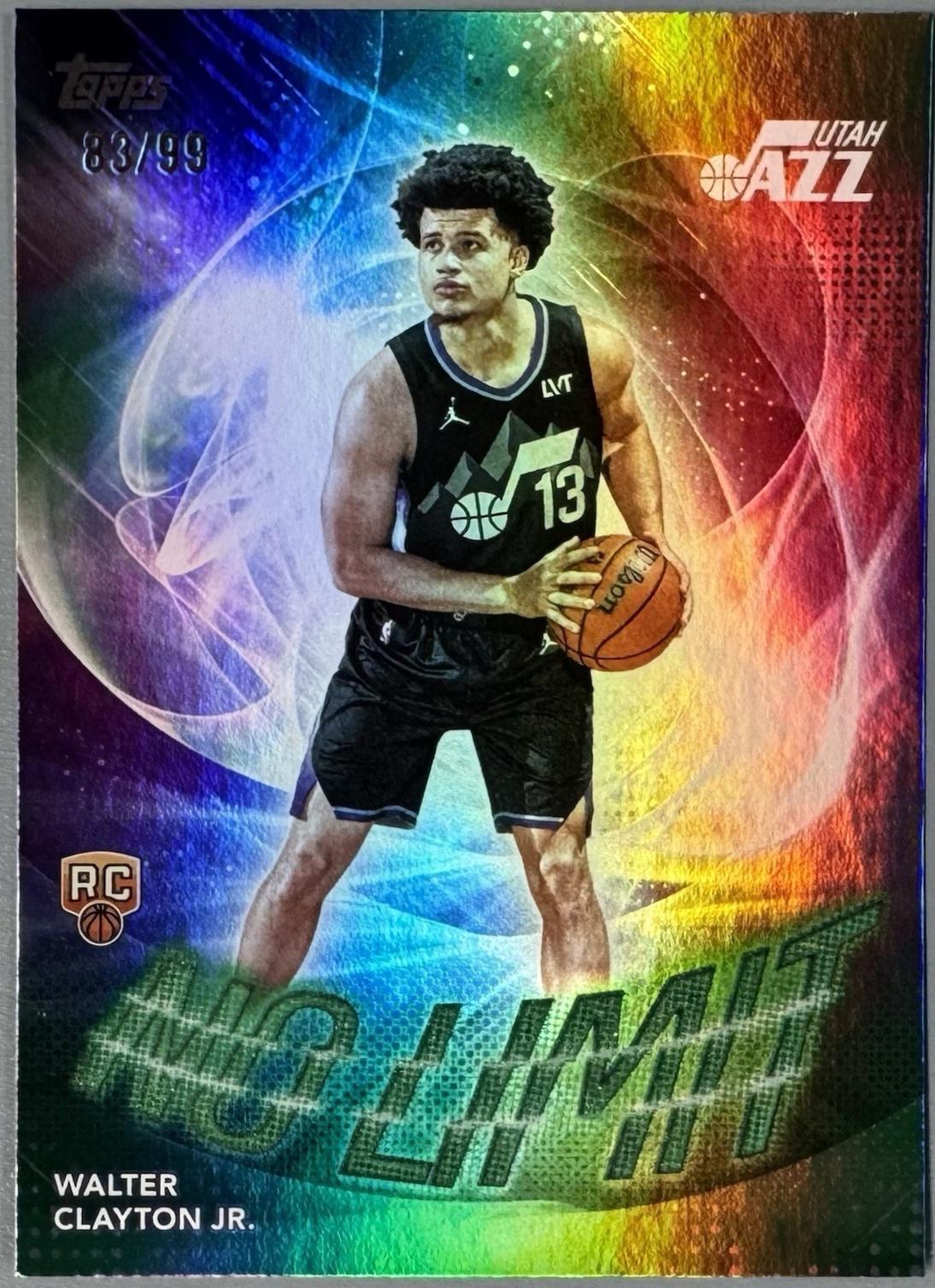 Walter Clayton Jr. [Green Rainbow] #NL-18