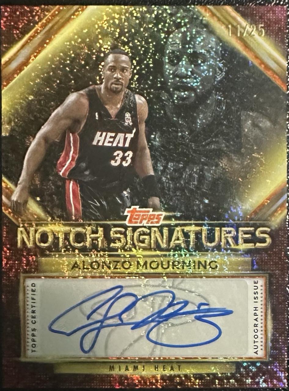 Alonzo Mourning [Holo Orange Foil] #TNS-AM