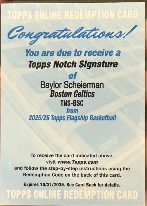 Baylor Scheierman #TNS-BSC