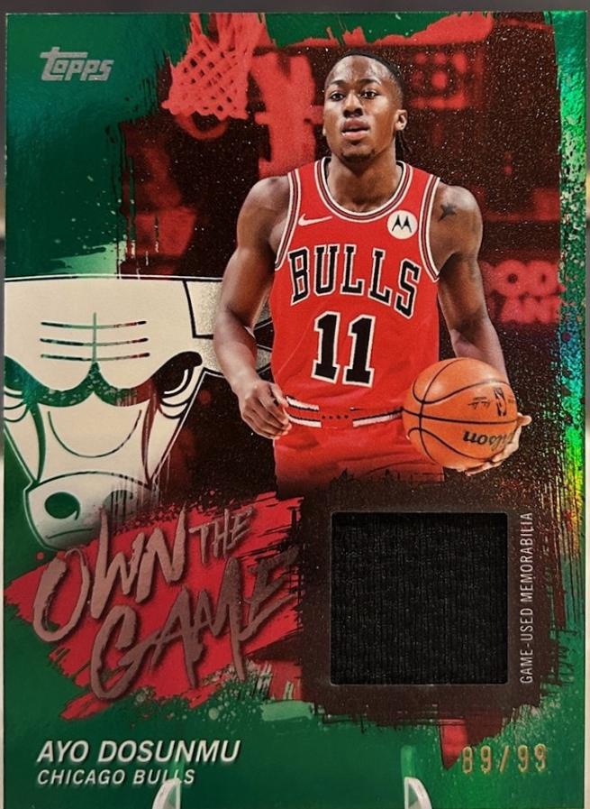 Ayo Dosunmu [Green Rainbow] #OTGA-AD