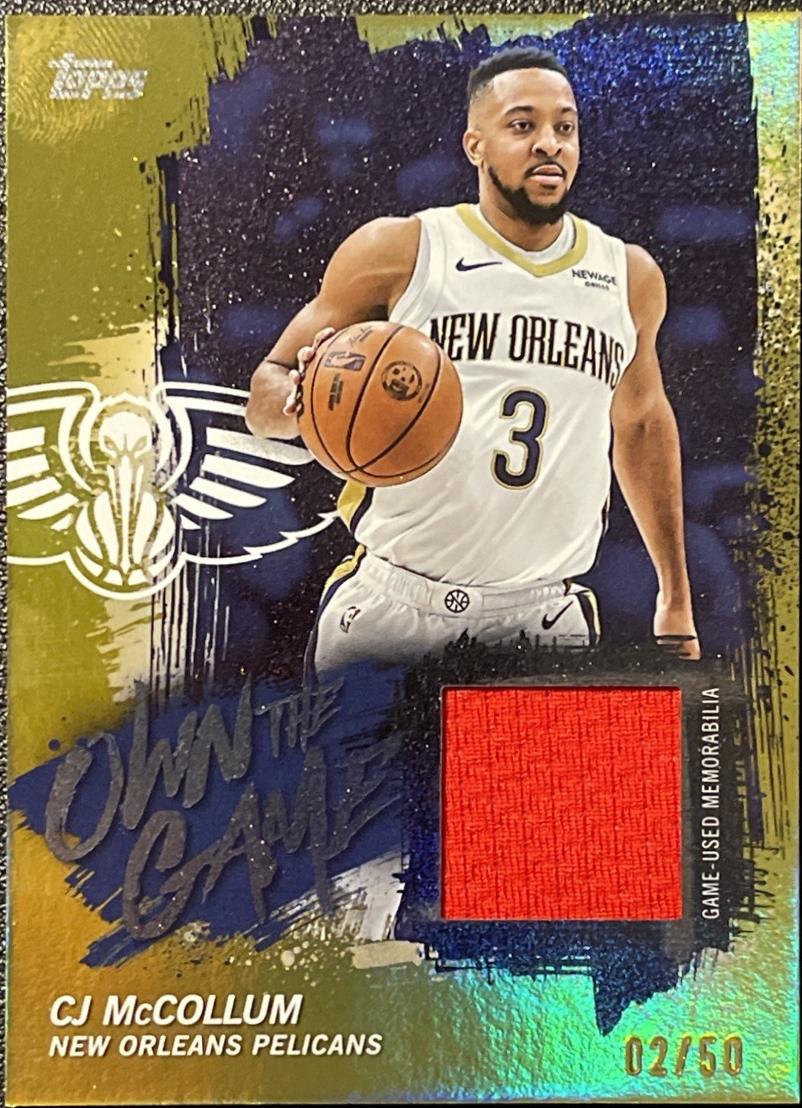 CJ McCollum [Gold Rainbow] #OTGA-CM
