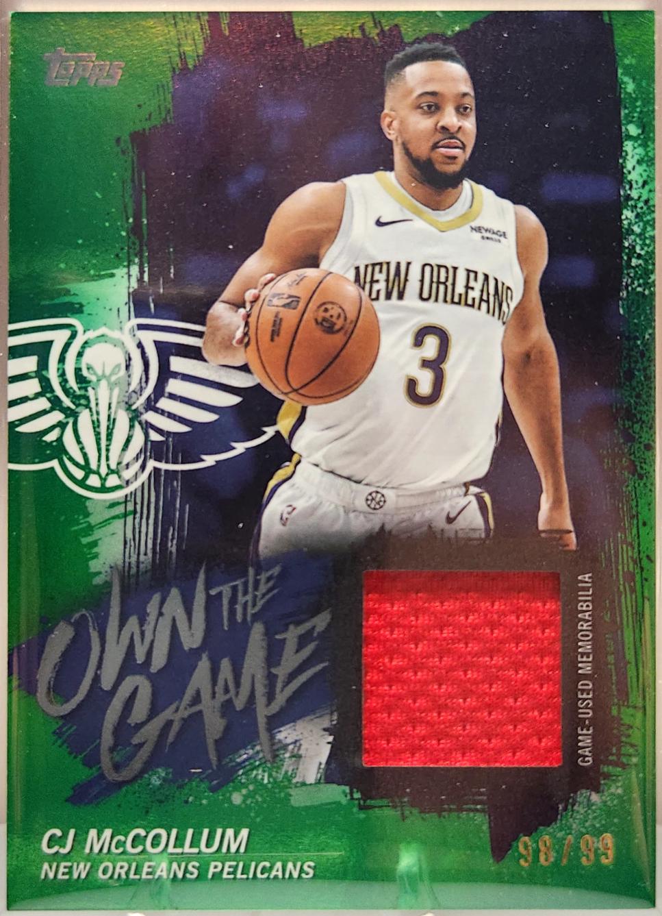 CJ McCollum [Green Rainbow] #OTGA-CM