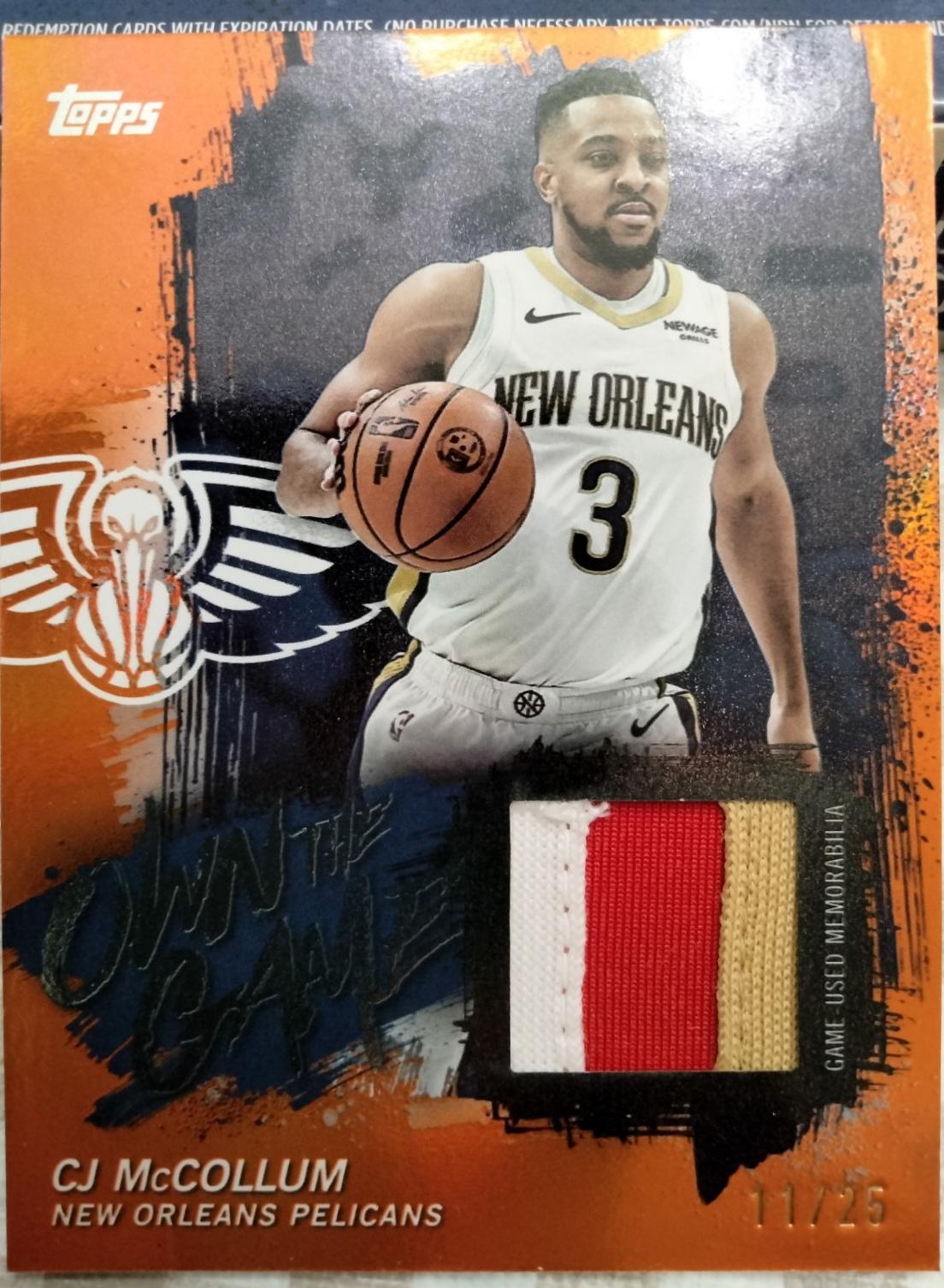 CJ McCollum [Orange Rainbow] #OTGA-CM