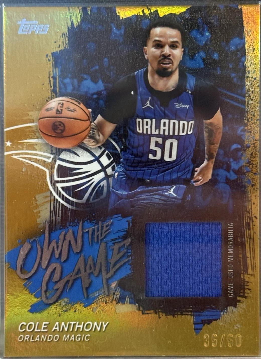 Cole Anthony [Gold Rainbow] #OTGA-CA