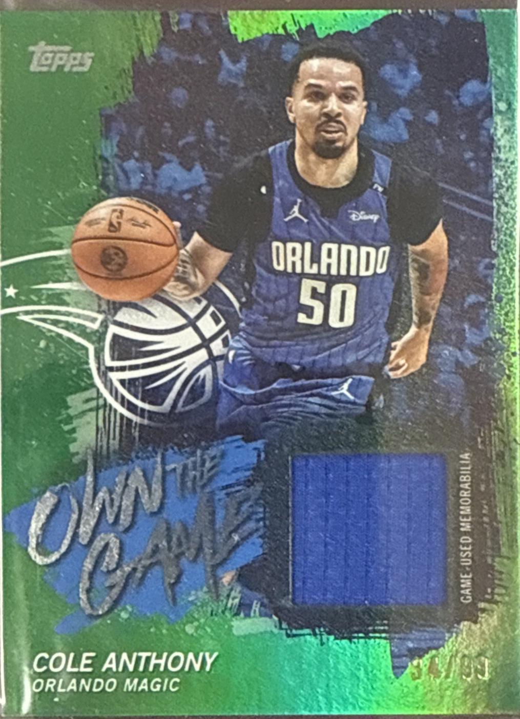 Cole Anthony [Green Rainbow] #OTGA-CA