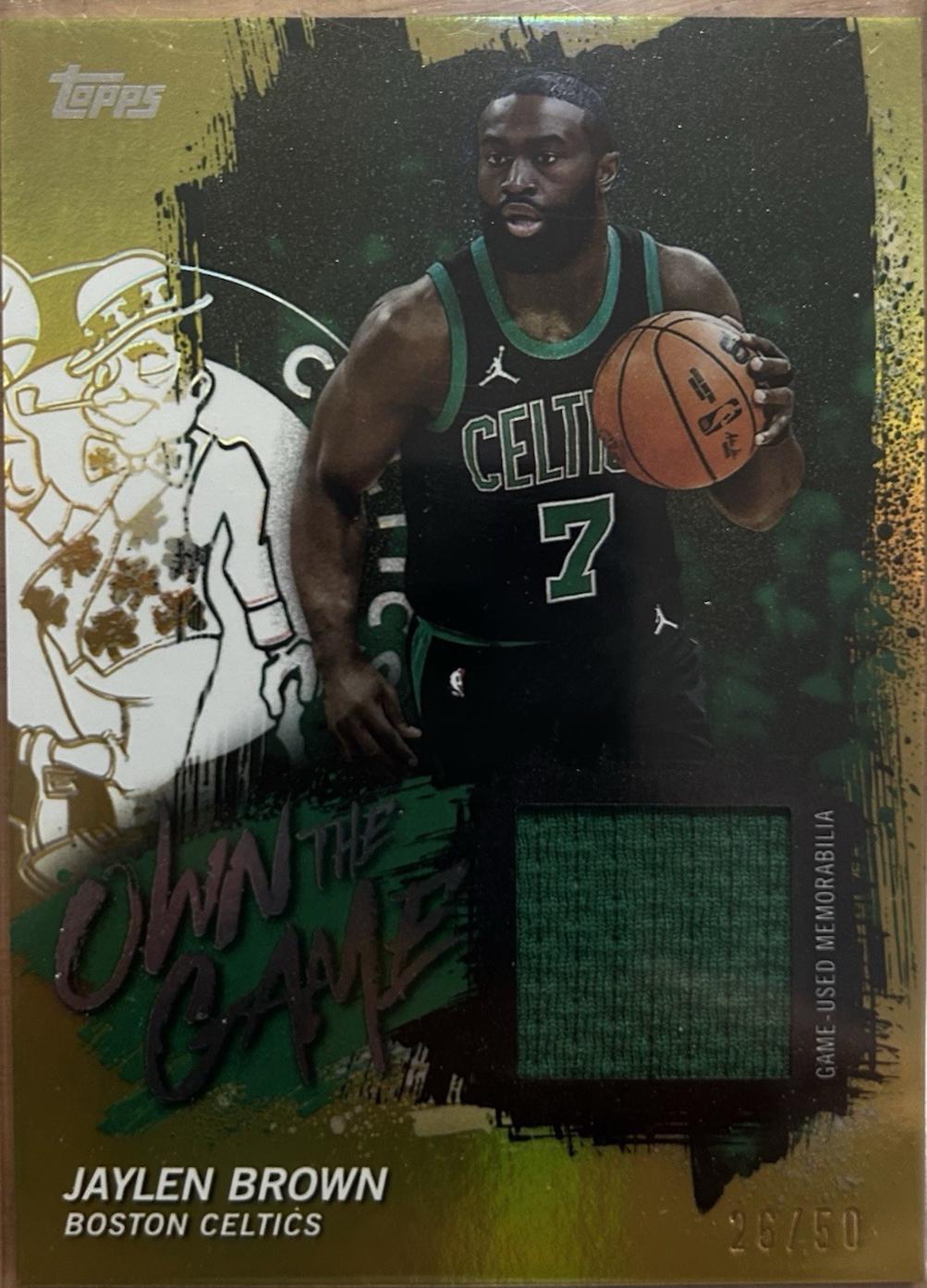 Jaylen Brown [Gold Rainbow] #OTGA-JB