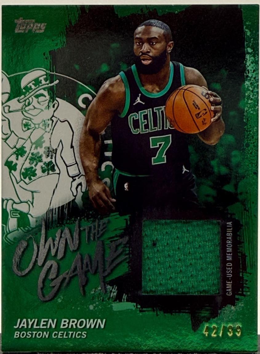 Jaylen Brown [Green Rainbow] #OTGA-JB