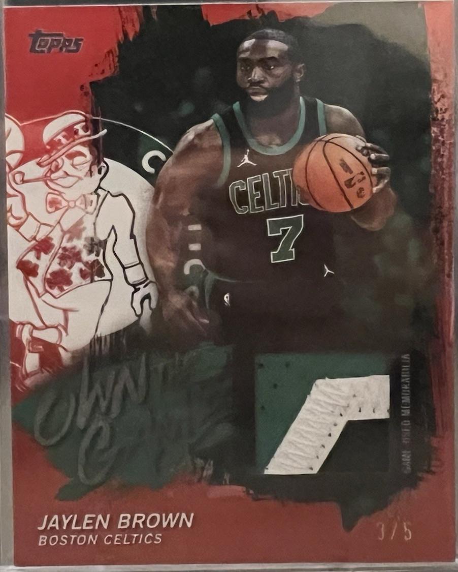 Jaylen Brown [Red Rainbow] #OTGA-JB