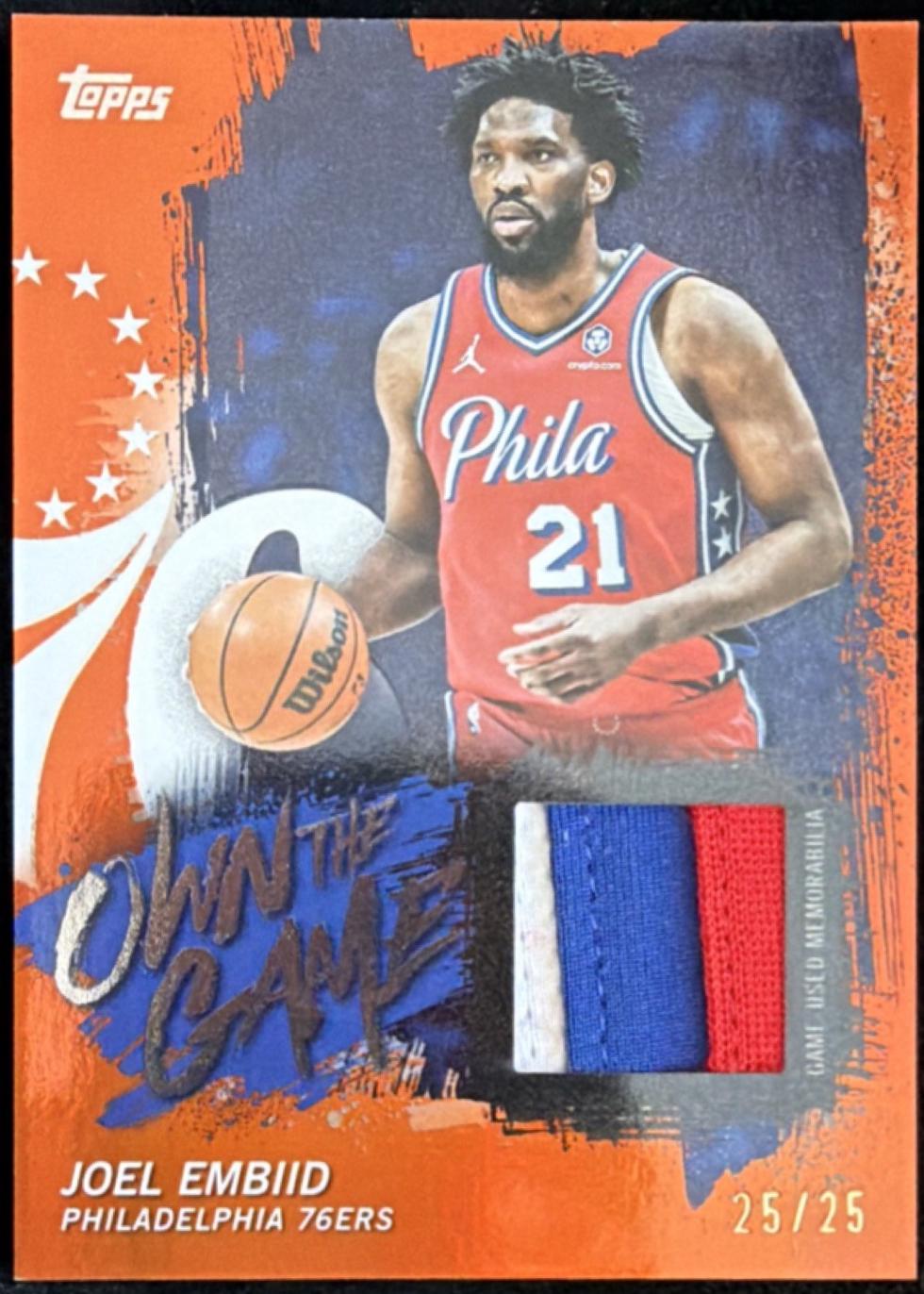 Joel Embiid [Orange Rainbow] #OTGA-JE