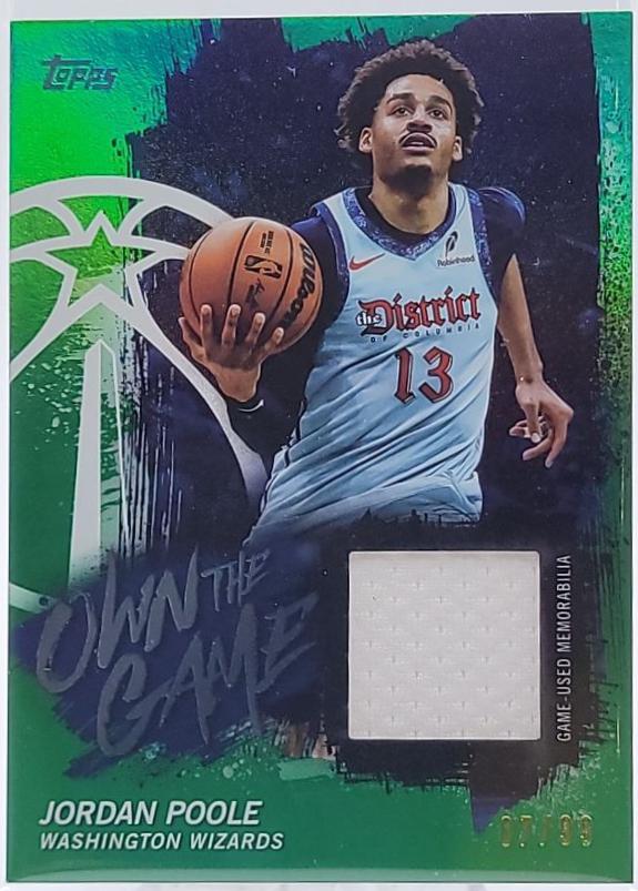 Jordan Poole [Green Rainbow] #OTGA-JP