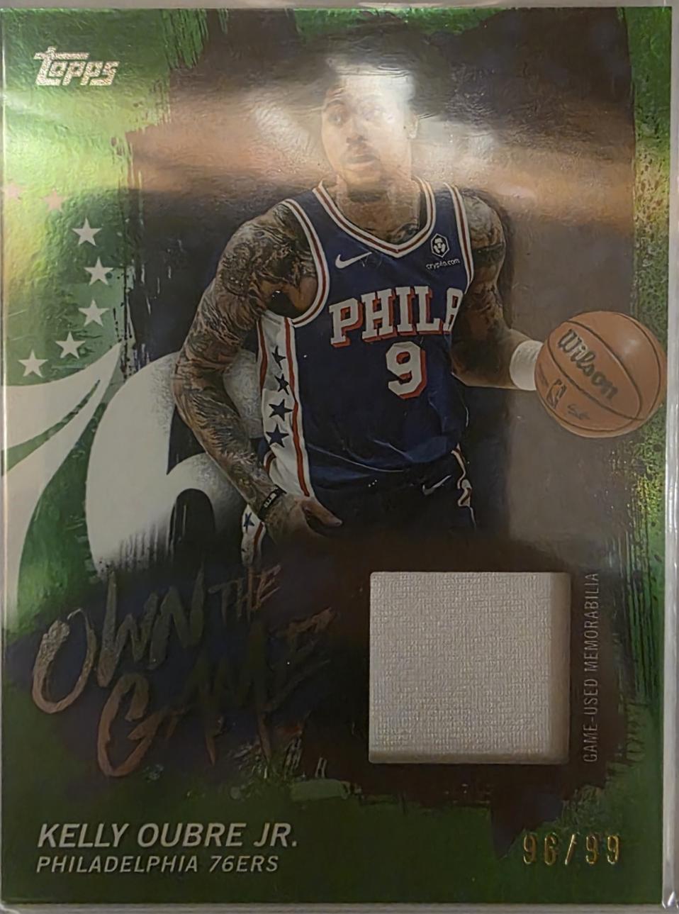 Kelly Oubre Jr. [Green Rainbow] #OTGA-KO