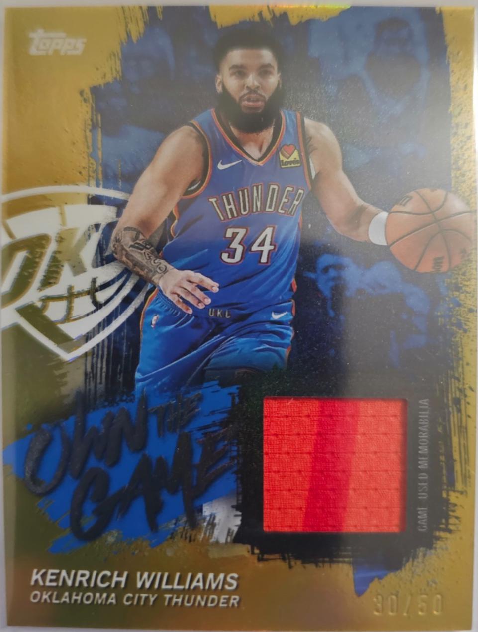 Kenrich Williams [Gold Rainbow] #OTGA-KW