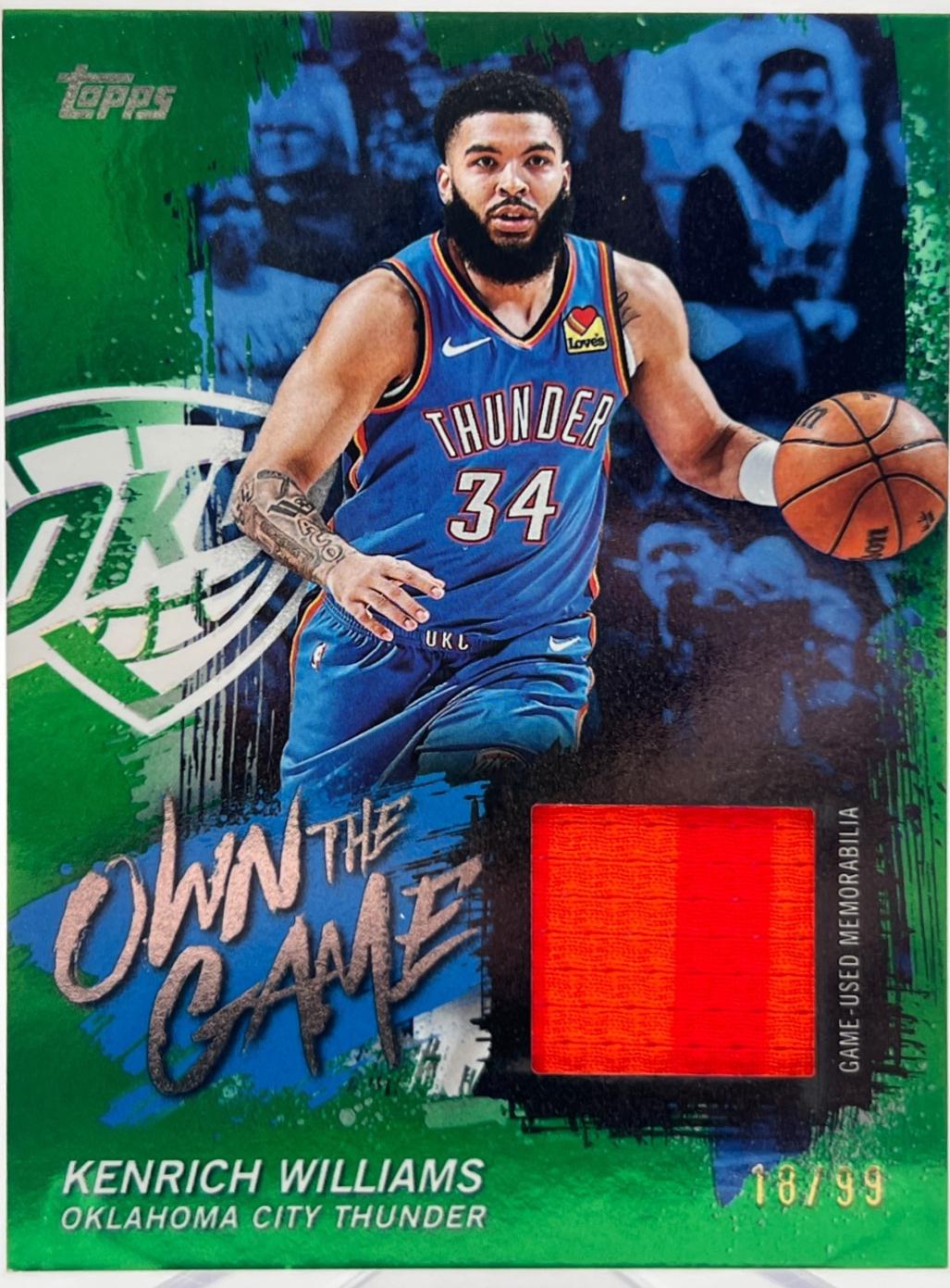 Kenrich Williams [Green Rainbow] #OTGA-KW
