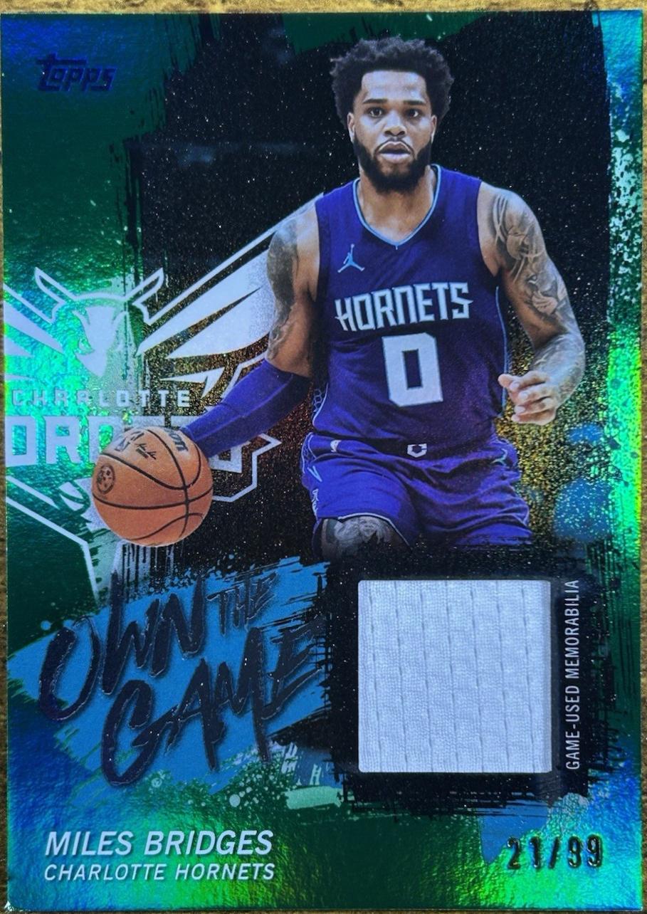 Miles Bridges [Green Rainbow] #OTGA-MB