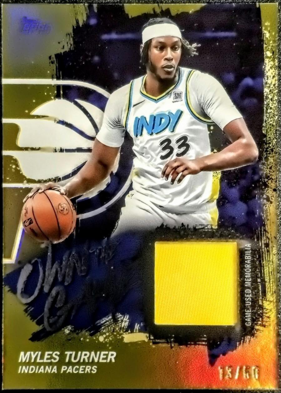 Myles Turner [Gold Rainbow] #OTGA-MT