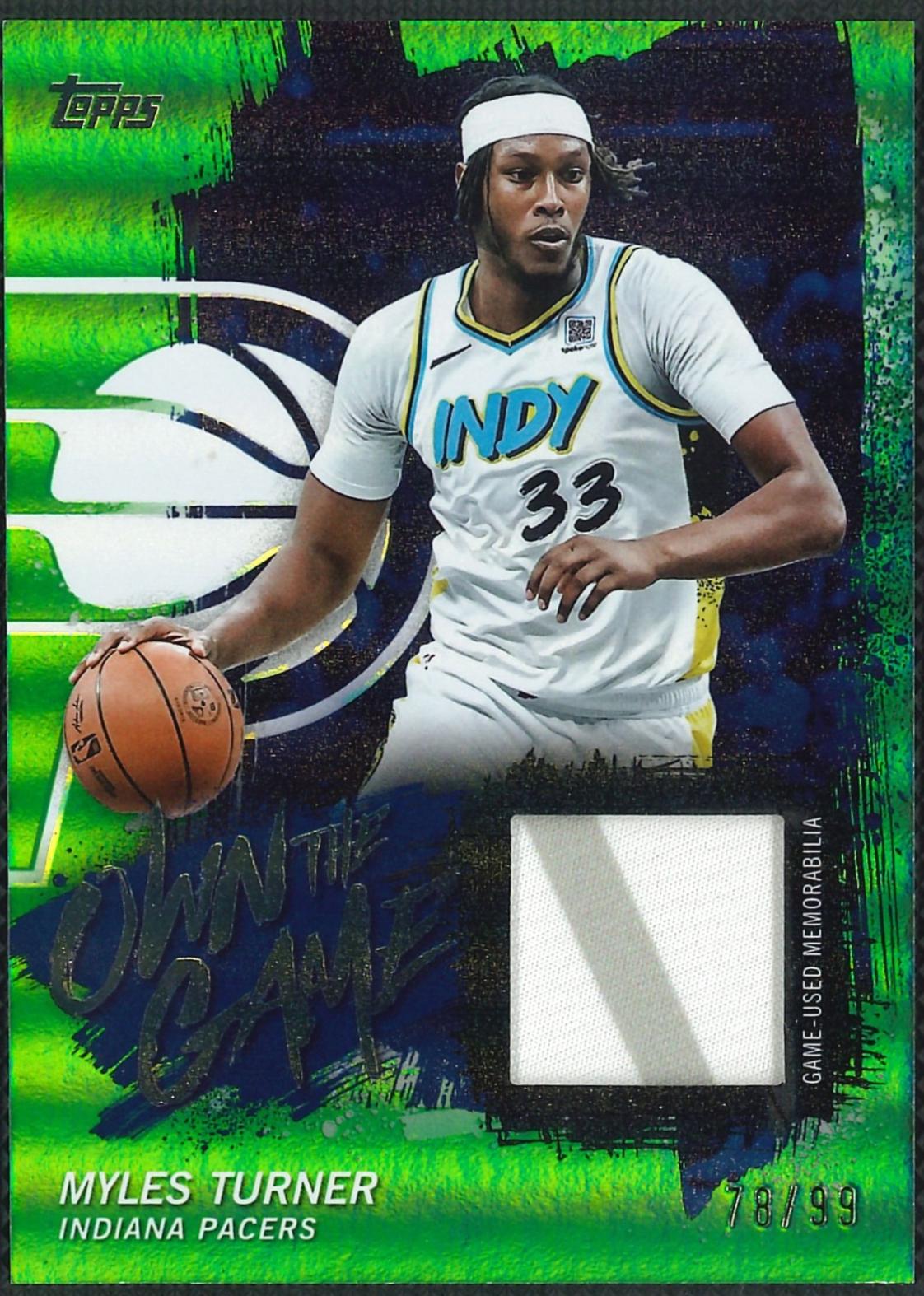 Myles Turner [Green Rainbow] #OTGA-MT