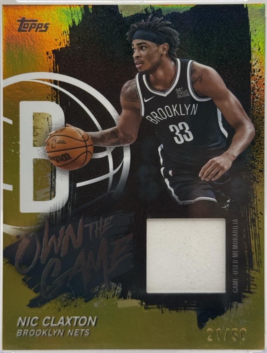 Nic Claxton [Gold Rainbow] #OTGA-NC