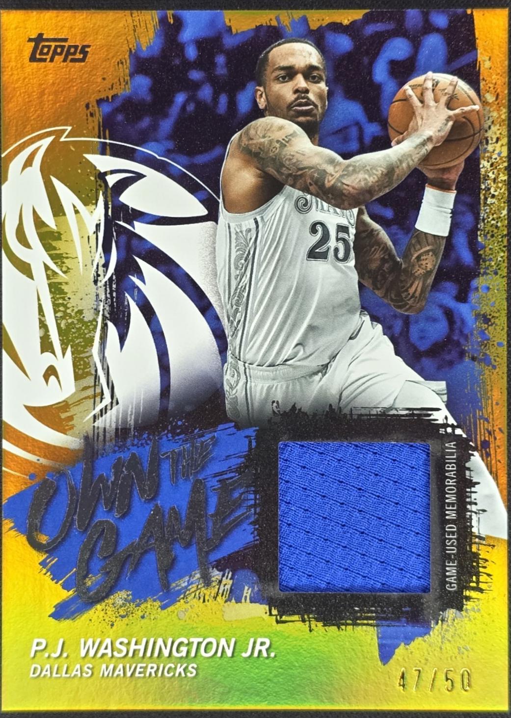 P.J. Washington Jr. [Gold Rainbow] #OTGA-PWA