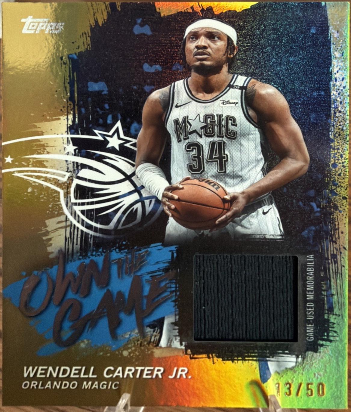 Wendell Carter Jr. [Gold Rainbow] #OTGA-WC