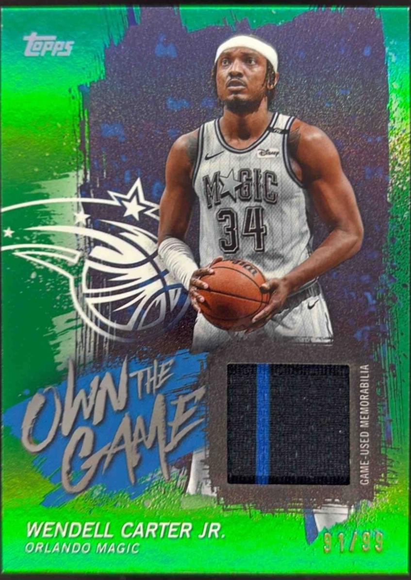 Wendell Carter Jr. [Green Rainbow] #OTGA-WC