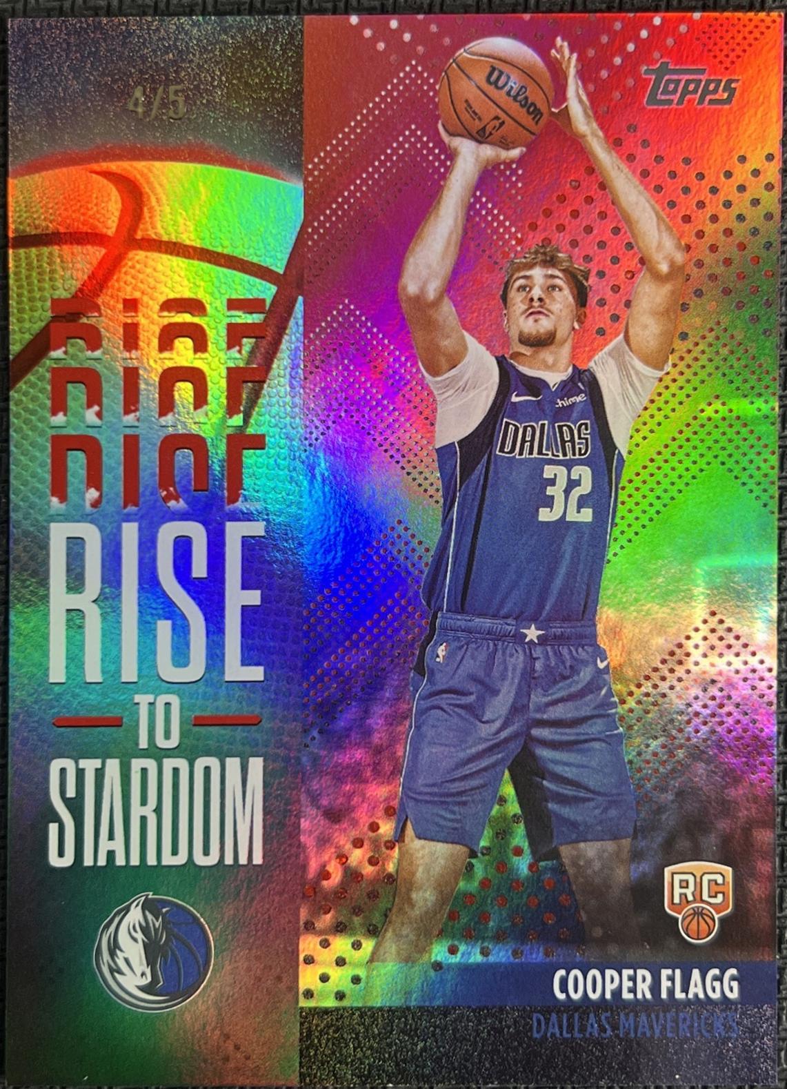 Cooper Flagg [Red Rainbow] #RTS-1