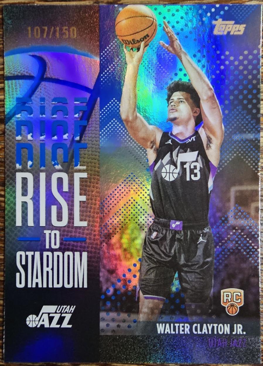 Walter Clayton Jr. [Blue Rainbow] #RTS-18