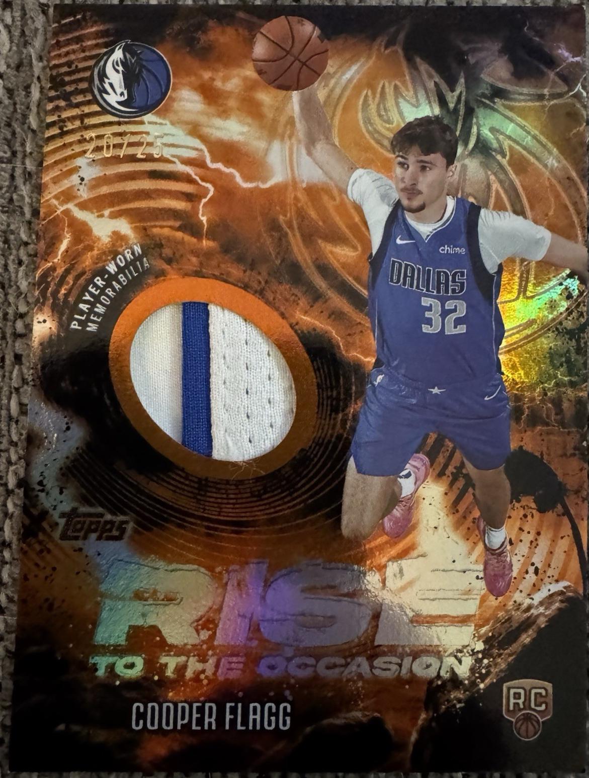 Cooper Flagg [Orange Rainbow] #RTO-CF