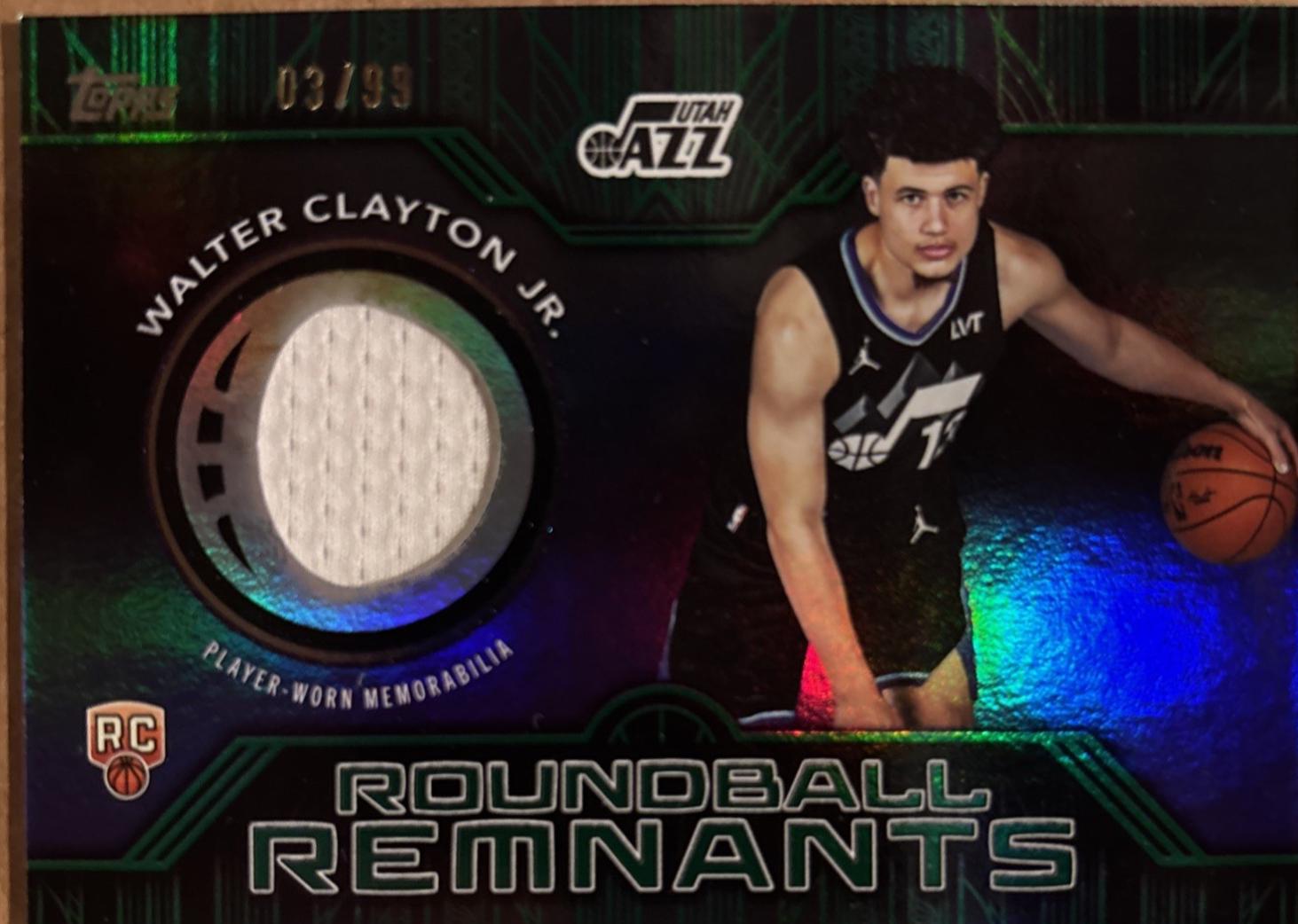 Walter Clayton Jr. [Green Rainbow] #RRR-WC