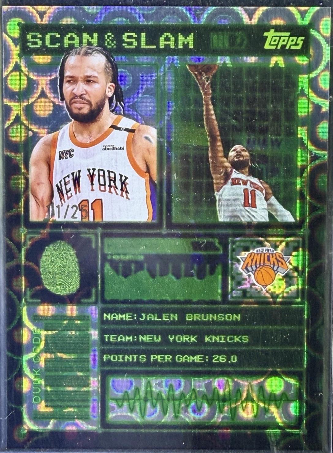 Jalen Brunson [Cart Load] #SS-2