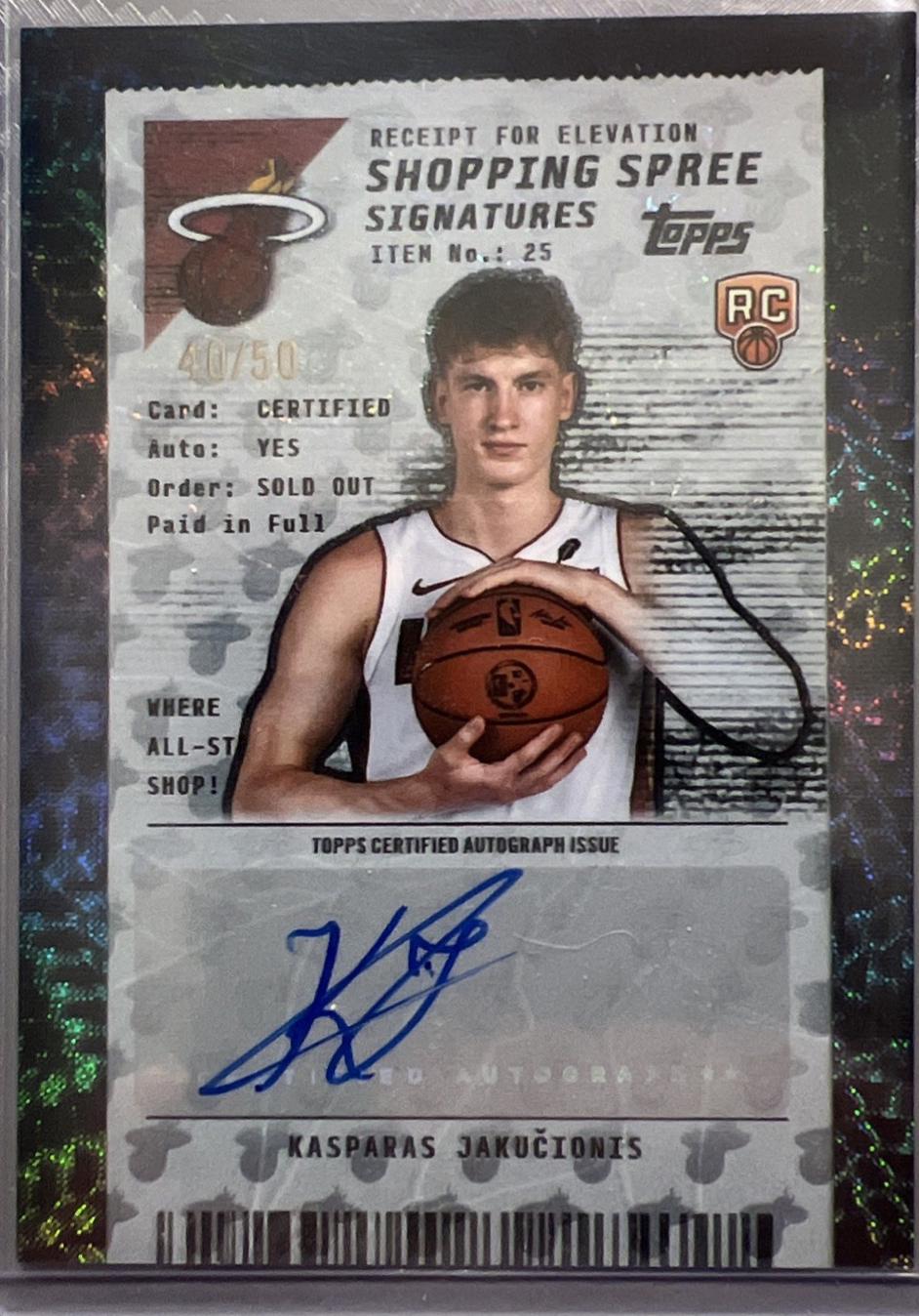 Kasparas Jakucionis [Flash Drop] #SSA-KJ