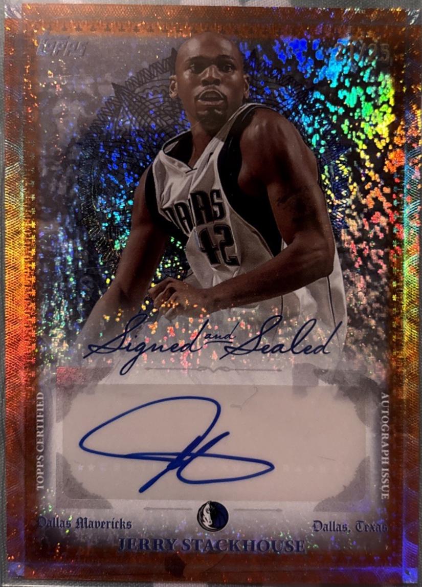 Jerry Stackhouse [Holo Orange Foil] #BSI-JS