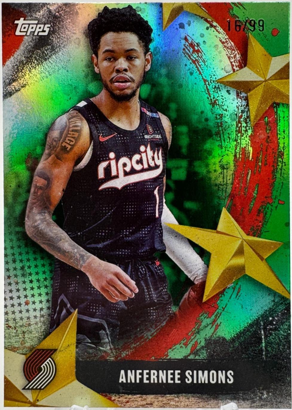 Anfernee Simons [Green Rainbow] #SA-22
