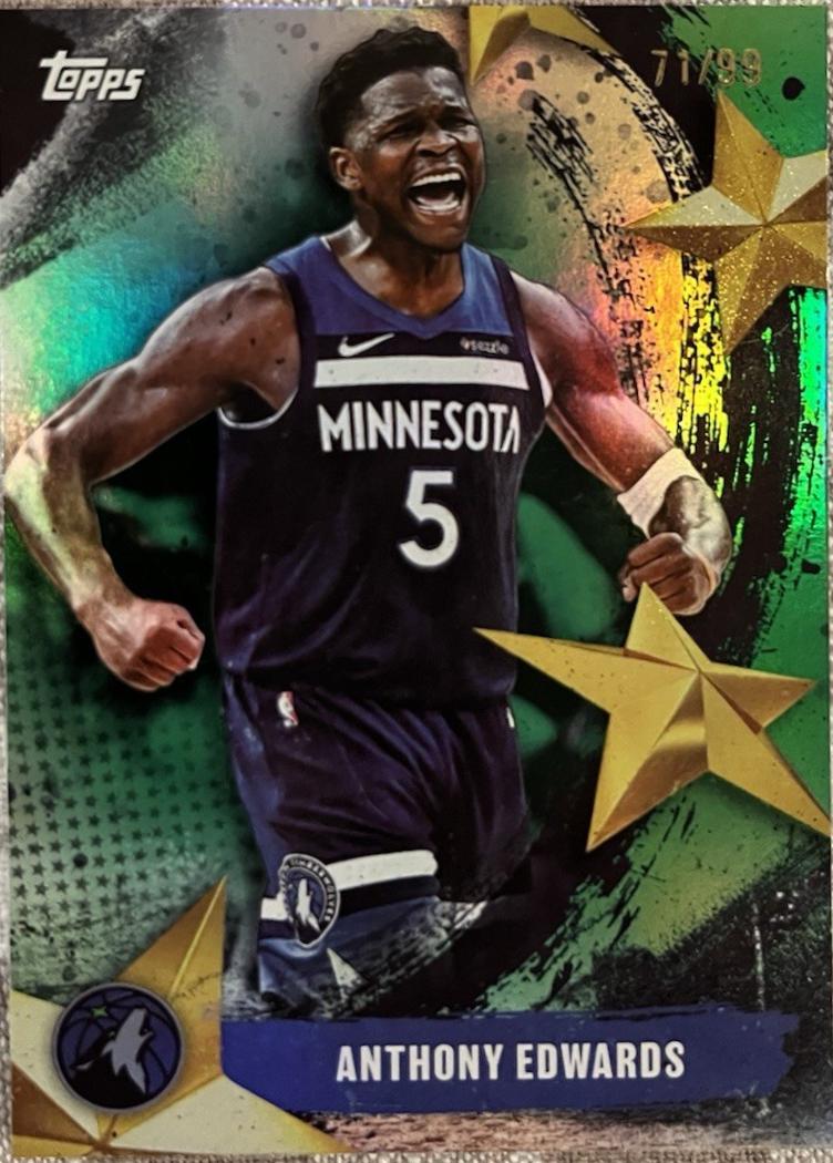 Anthony Edwards [Green Rainbow] #SA-7