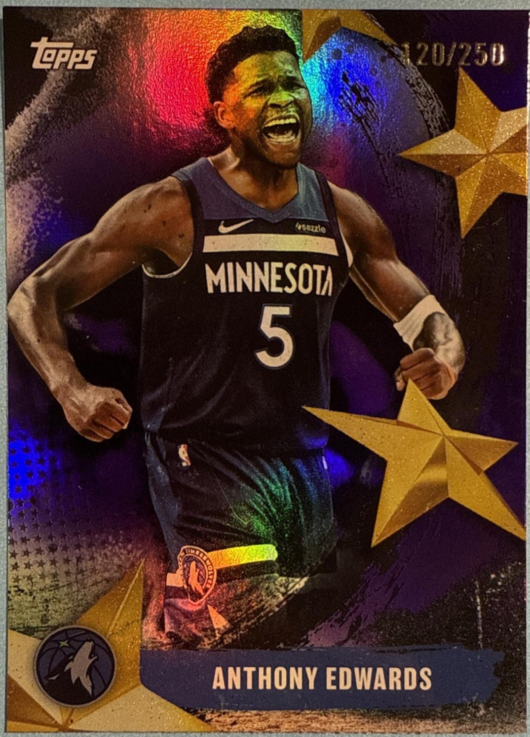 Anthony Edwards [Purple Rainbow] #SA-7