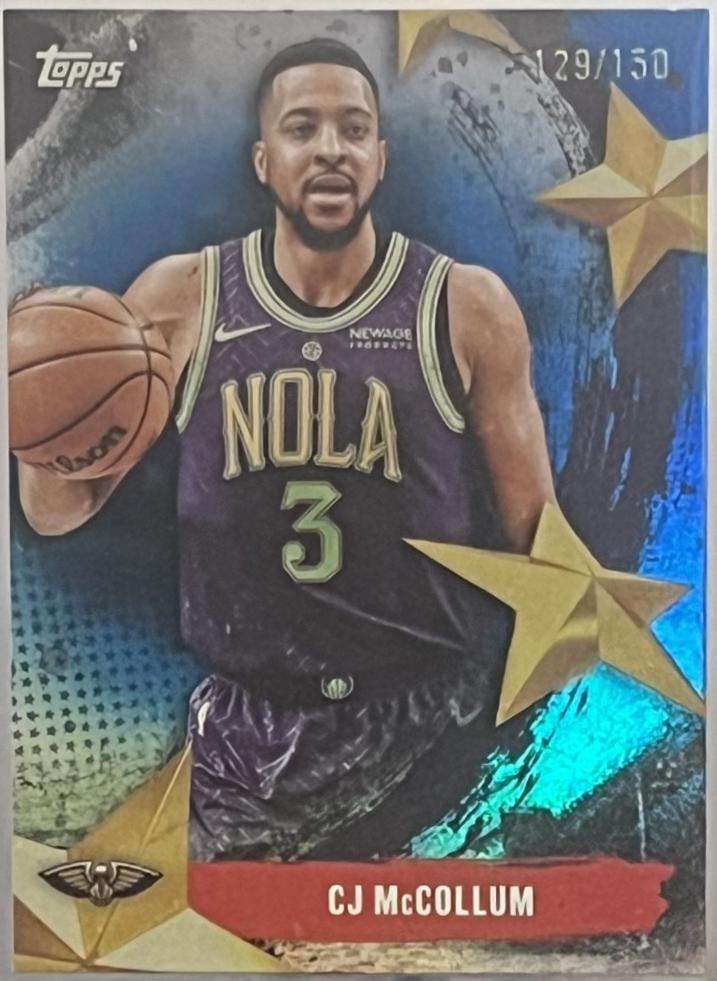 CJ McCollum [Blue Rainbow] #SA-30