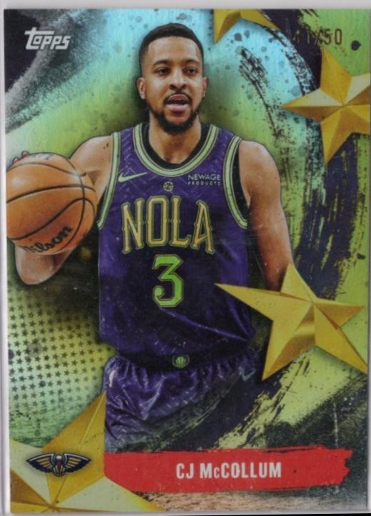 CJ McCollum [Gold Rainbow] #SA-30